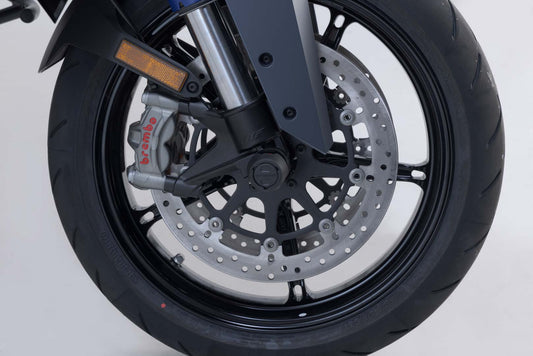 SW-Motech Sturzpad-Kit für Vorderachse | Schwarz. KTM-Modelle, 800MT, Svartpilen 801.