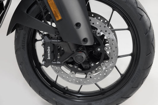 SW-Motech Sturzpad-Kit für Vorderachse | Schwarz. KTM-Modelle, Husqvarna Norden 901.