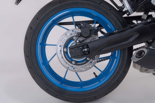 SW-Motech Sturzpad-Kit für Hinterachse | Schwarz. Suzuki GSX-8S / GSX-8R (22-).