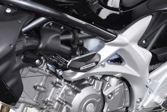 SW-Motech Sturzpad-Kit | Schwarz. SFV650 Gladius (09-16) / SV650 (15-).