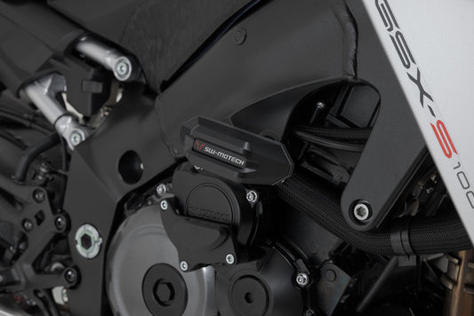 SW-Motech Sturzpad-Kit | Schwarz. Suzuki GSX-S 950 / GSX-S 1000/GT (21-).