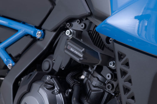 SW-Motech Sturzpad-Halter | Schwarz. Suzuki GSX-8S (22-).