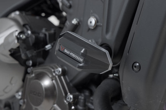 SW-Motech Sturzpad-Kit | Schwarz. Yamaha Tracer 9 (20-).