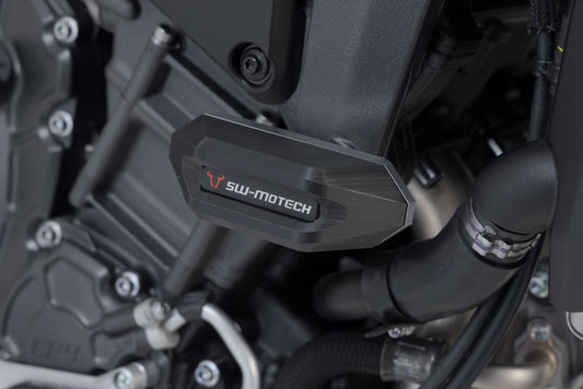 SW-Motech Sturzpad-Kit | Schwarz. Yamaha YZF-R7 (21-).