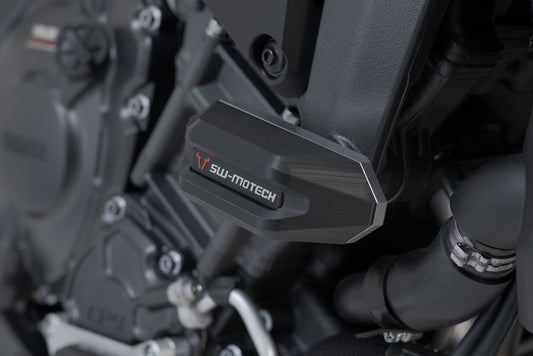 SW-Motech Sturzpad-Kit | Schwarz. Yamaha MT-10 (21-).