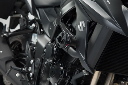 SW-Motech Sturzpad-Halter | Schwarz. Yamaha MT-10 (21-).