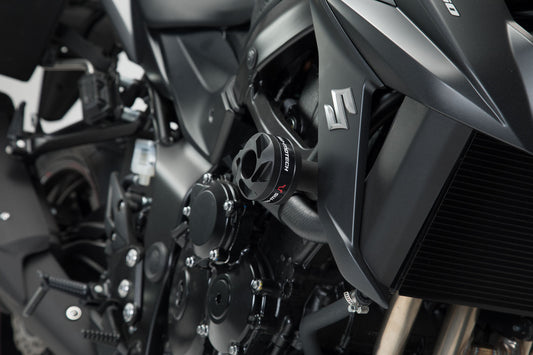 SW-Motech Sturzpad-Halter | Schwarz. Yamaha MT-10 (21-).