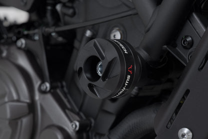 SW-Motech Sturzpad-Kit | Schwarz. Yamaha MT-03 (16-)/Suzuki GSX-S750 (17-).