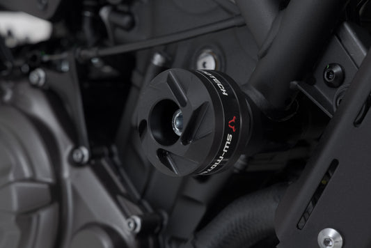 SW-Motech Sturzpad-Kit | Schwarz. Yamaha MT-03 (16-)/Suzuki GSX-S750 (17-).
