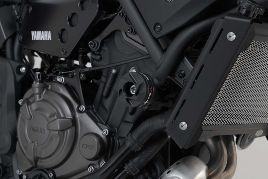 SW-Motech Sturzpad-Kit | Schwarz. Yamaha XSR700 (15-) / XTribute (19-).