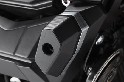 SW-Motech Sturzpad-Kit | Schwarz. Kawasaki Z 800 (12-16).