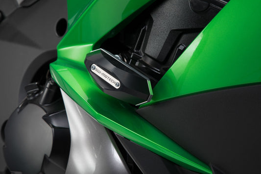 SW-Motech Sturzpad-Kit | Schwarz. Kawasaki Z 1000 SX (11-).