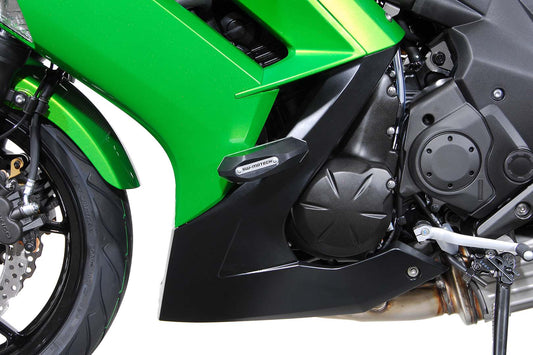 SW-Motech Sturzpad-Kit | Schwarz. Kawasaki ER-6f (12-16).