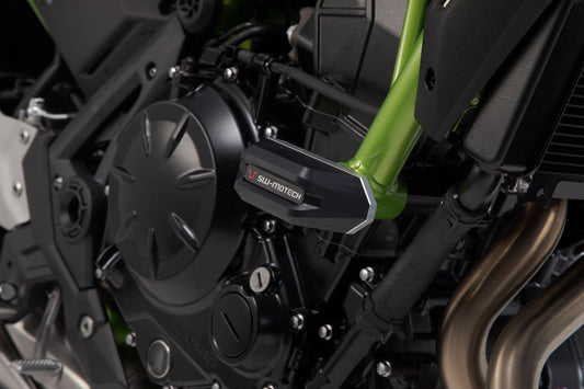 SW-Motech Sturzpad-Kit | Schwarz. Kawasaki Versys 650 (14-21).