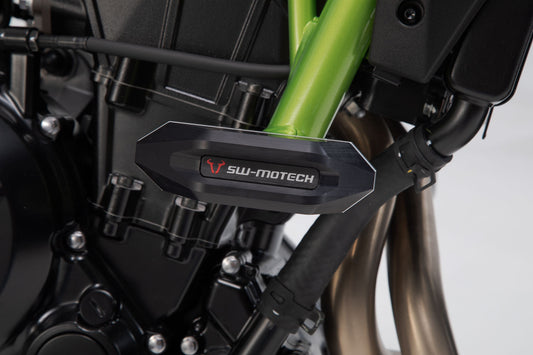 SW-Motech Sturzpad-Kit | Schwarz. Kawasaki Z650 (16-) / Z650RS (21-).