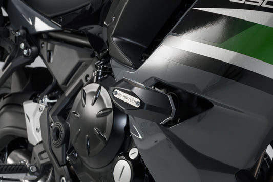 SW-Motech Sturzpad-Kit | Schwarz. Kawasaki Z650 (16-) / Z650RS (21-).