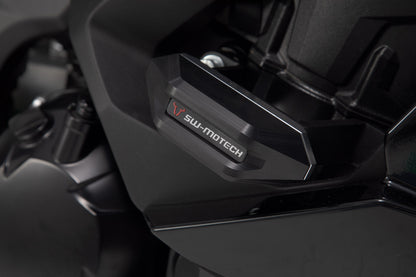 SW-Motech Sturzpad-Kit | Schwarz. Kawasaki Ninja 650 (16-).