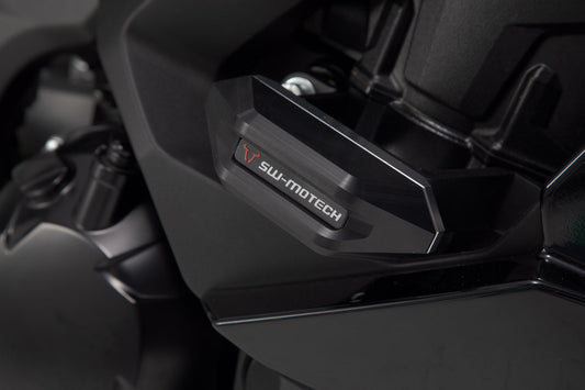 SW-Motech Sturzpad-Kit | Schwarz. Kawasaki Ninja 650 (16-).