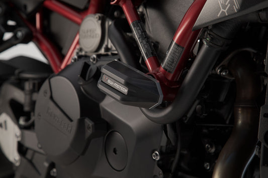 SW-Motech Sturzpad-Kit | Schwarz. Kawasaki Z H2 (19-).
