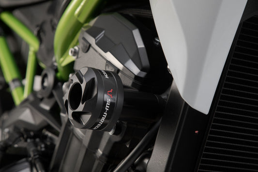 SW-Motech Sturzpad-Kit | Schwarz. Kawasaki Z900-Modelle (16-).