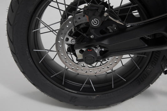 SW-Motech Sturzpad-Kit für Hinterachse | Schwarz. Triumph Tiger 800 (10-)/ 900 (19-).