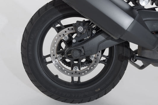 SW-Motech Sturzpad-Kit für Hinterachse | Schwarz. Harley-Davidson Pan America (21-).
