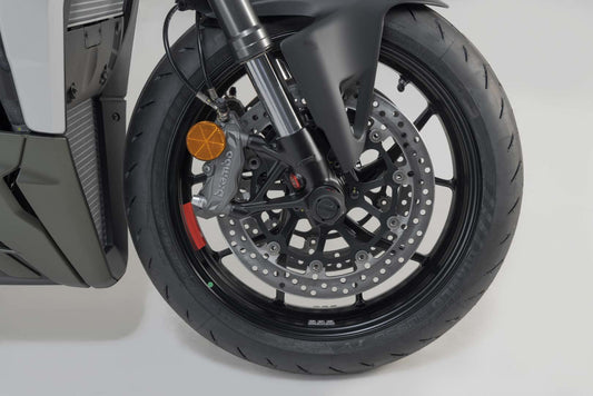 SW-Motech Sturzpad-Kit für Vorderachse | Schwarz. Ducati Modelle (14-).