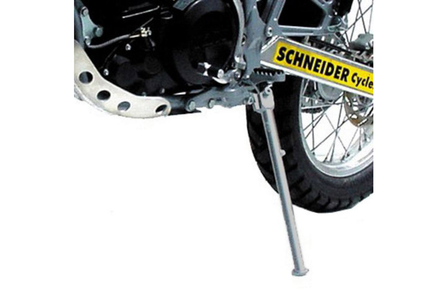 SW-Motech Seitenständerfuß-Verbreiterung | Schwarz/Silbern. Voge DS900X (23-).