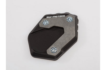SW-Motech Seitenständerfuß-Verbreiterung | Schwarz/Silbern. BMW R1200GS, R1250GS.
