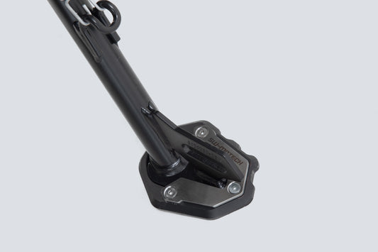 SW-Motech Seitenständerfuß-Verbreiterung | Schwarz/Silbern. BMW F 750 / 800 GS (17-).