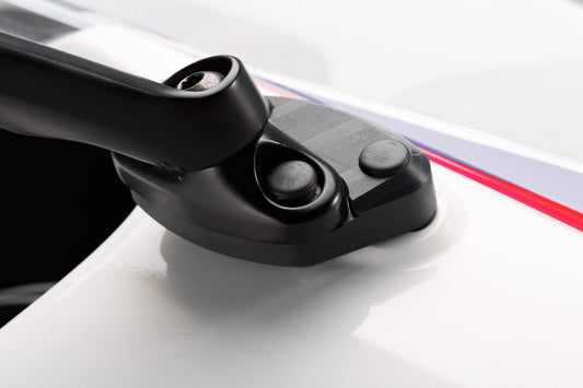 SW-Motech Spiegelverlängerung | Kontur-Distanzstück. Schwarz. Honda CBR Modelle.