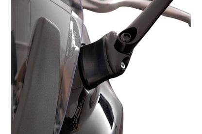SW-Motech Spiegelverlängerung | Kontur-Distanzstück. Schwarz. Honda CBR Modelle.