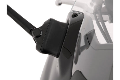 SW-Motech Spiegelverlängerung | Kontur-Distanzstück. Schwarz. Suzuki. GSF 650S.