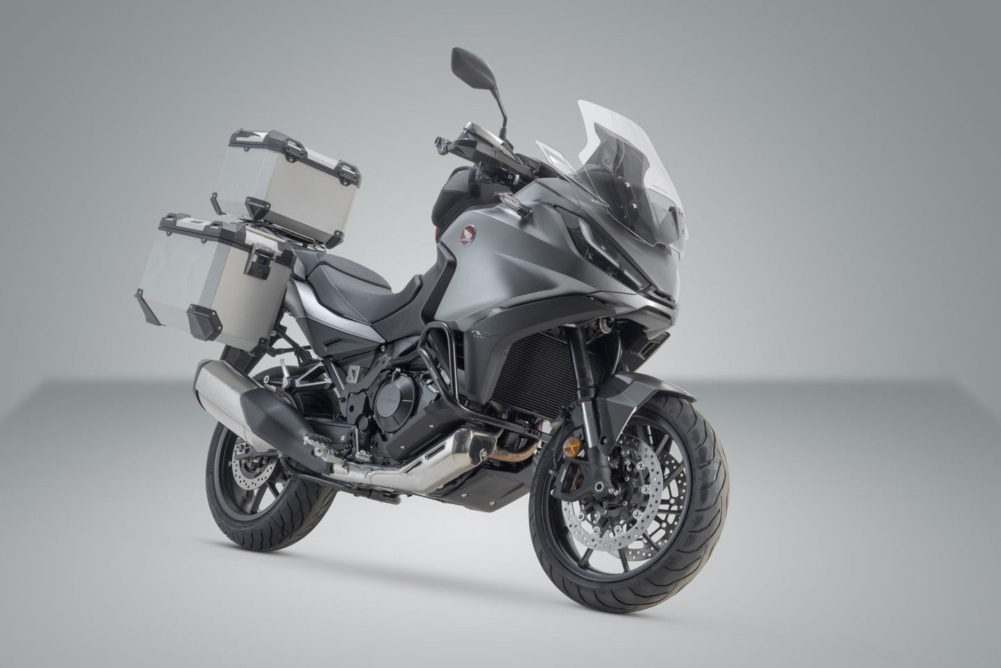 SW-Motech Adventure Set TRAX ADV | Silbern. Honda NT1100 (21-).