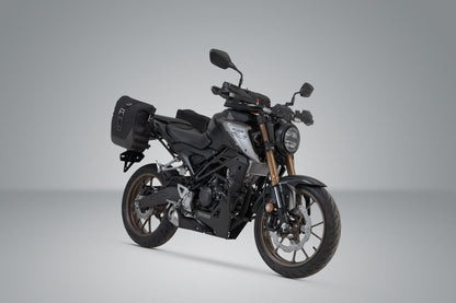 SW-Motech Legend Gear Seitentaschen-System LC Black Edition | Honda CB300R (18-) / CB125R (18-).