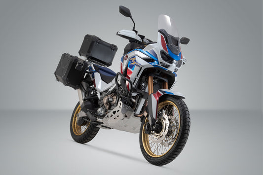 SW-Motech Adventure Set TRAX ADV | Schwarz. Honda CRF1100L / AS (19-). Orig GPB.