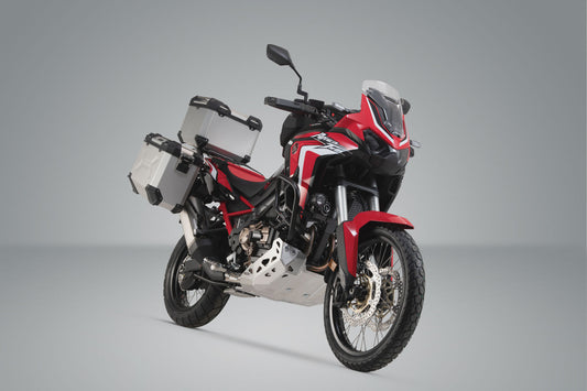 SW-Motech Adventure Set TRAX ADV | Silbern. Honda CRF1100L (19-21).