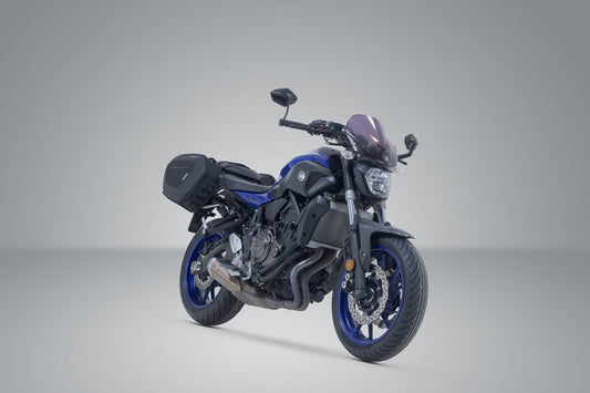 SW-Motech PRO BLAZE Satteltaschen-Set | Schwarz. Yamaha MT-07/ Moto Cage / Tracer.