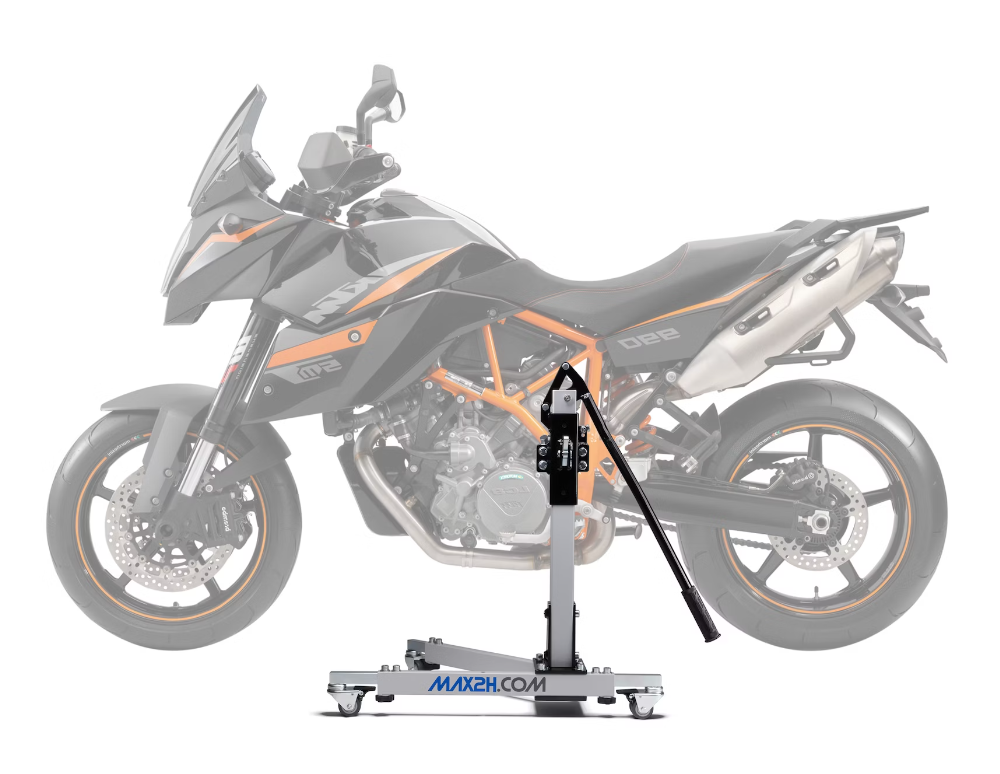 MAX2H Zentralständer EVOLIFT passend für KTM 990 SM T (2009-2012) | Komplettset