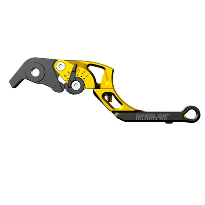Spiegler Bremstechnik TUSKER PRO Brems- und Kupplungshebel SET mit ABE – Hebelfarbe in Gold, Farbe Verschieber - Versteller in Schwarz für Motorräder

Spiegler Bremstechnik TUSKER PRO Brems- und Kupplungshebel SET mit ABE – Gold-Schwarz