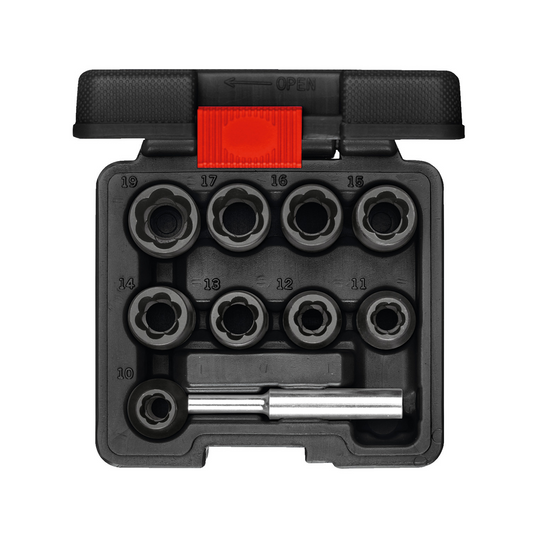 GEDORE red R68003010 Spiralnutenausdreher 1/2" 10-19mm 10-teilig