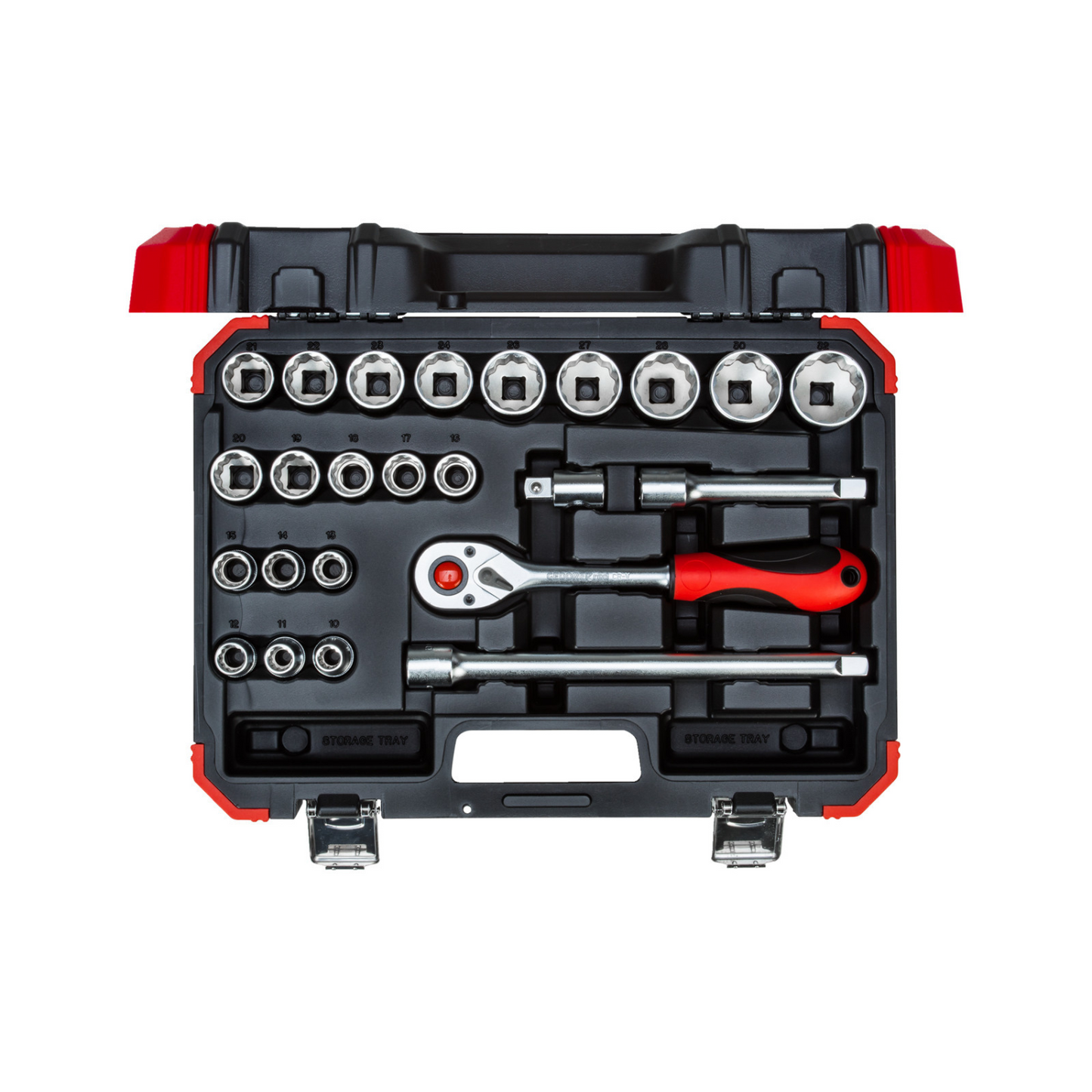 GEDORE red R69013024 Steckschlüssel-Satz 1/2" 10-32mm 24-teilig