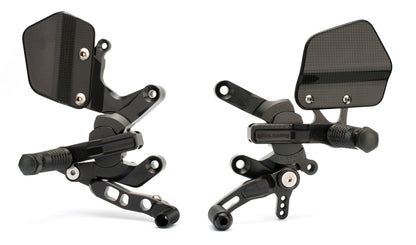 Gilles Fußrastenanlage VCR38GT | verstellbar | ABE | passend für Kawasaki ZX-10R - Modelle (2011-2020)