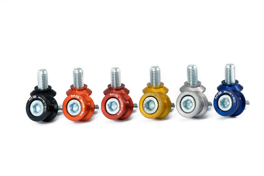 MG Biketec Montageständeraufnahme - Bobbins | M8 x 1,25 mm Gewinde | passend für Kawasaki Z650 - Modelle (2017-2025)