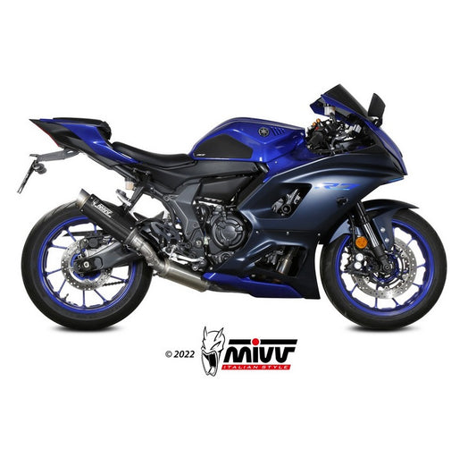 MIVV "GP PRO" CARBON Komplettanlage | ABE | E-Geprüft | passend für Yamaha YZF-R7 (Euro 5) - Modelle (2021-2024)