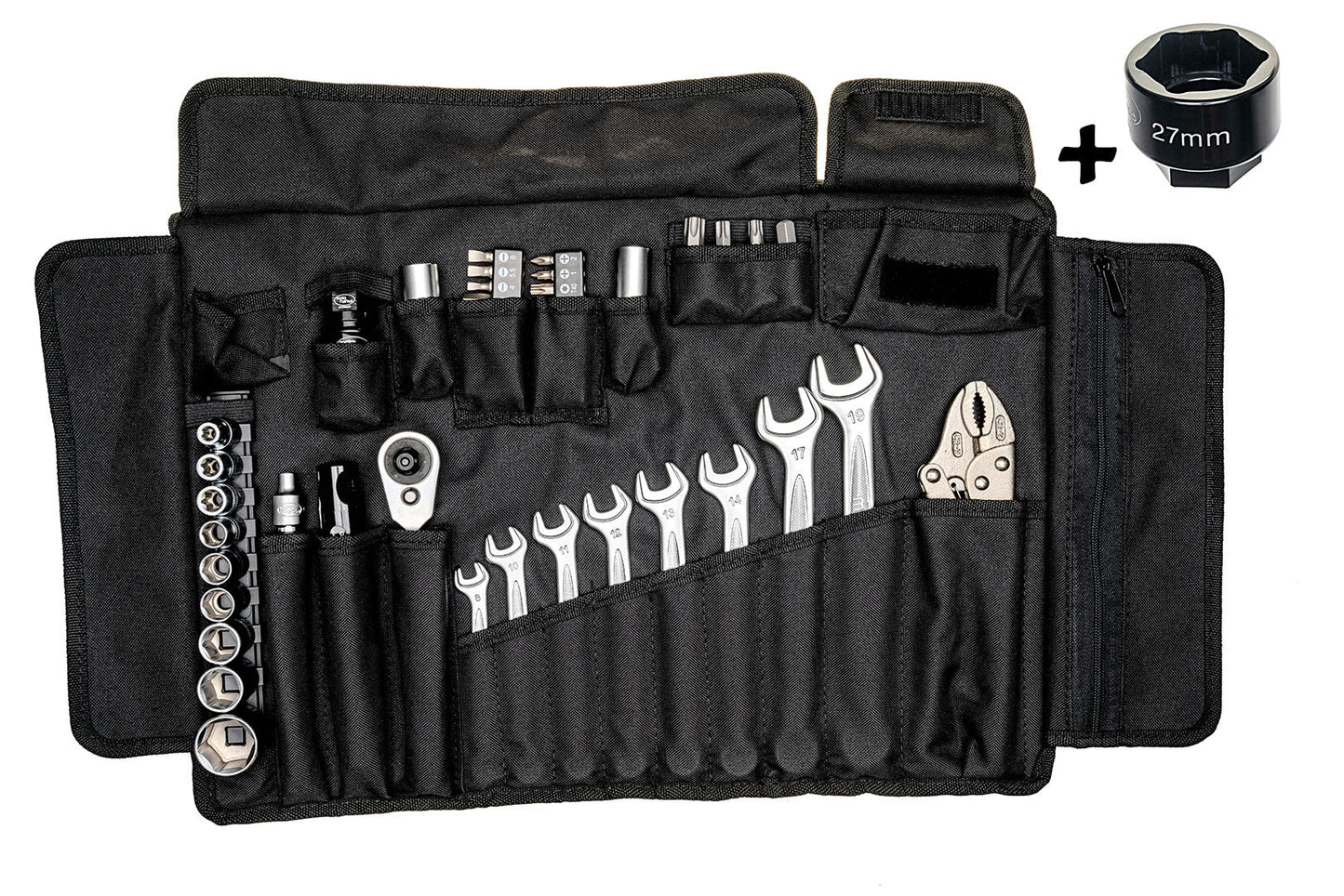 Motohansa Tools | Yamaha Pro Adventure | Werkzeugset | Schwarz | passend für Yamaha Tenere 700 (T7) - Modelle