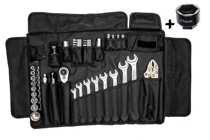 Motohansa Tools | Yamaha Pro Adventure | Werkzeugset | Schwarz | passend für Yamaha Tenere 700 (T7) - Modelle