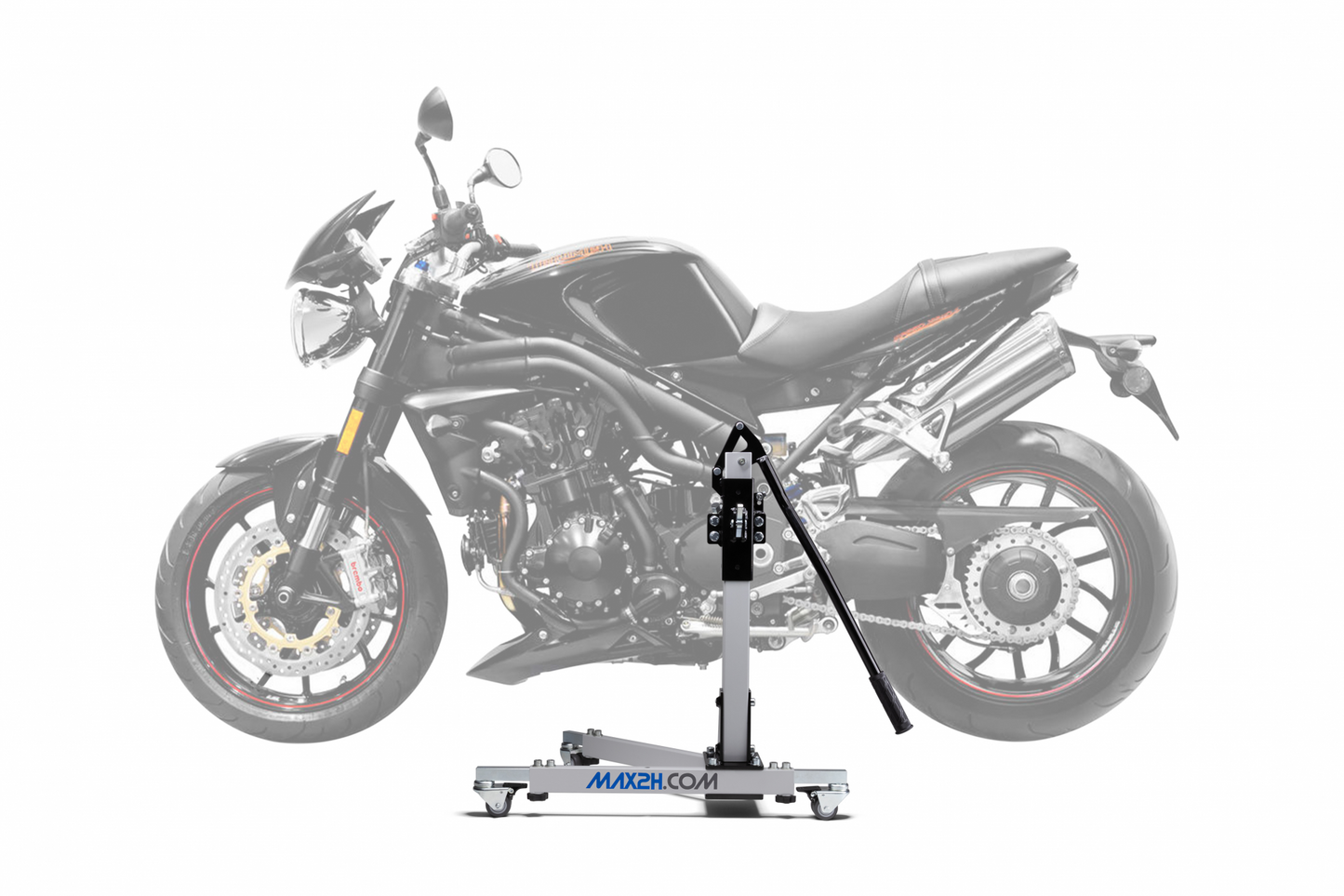 MAX2H Zentralständer EVOLIFT passend für Triumph Speed Triple 1050 (2005-2010) | Komplettset