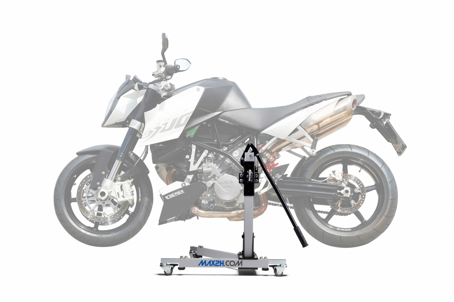 MAX2H Zentralständer EVOLIFT passend für KTM 990 Super Duke R (2007-2013) | Komplettset