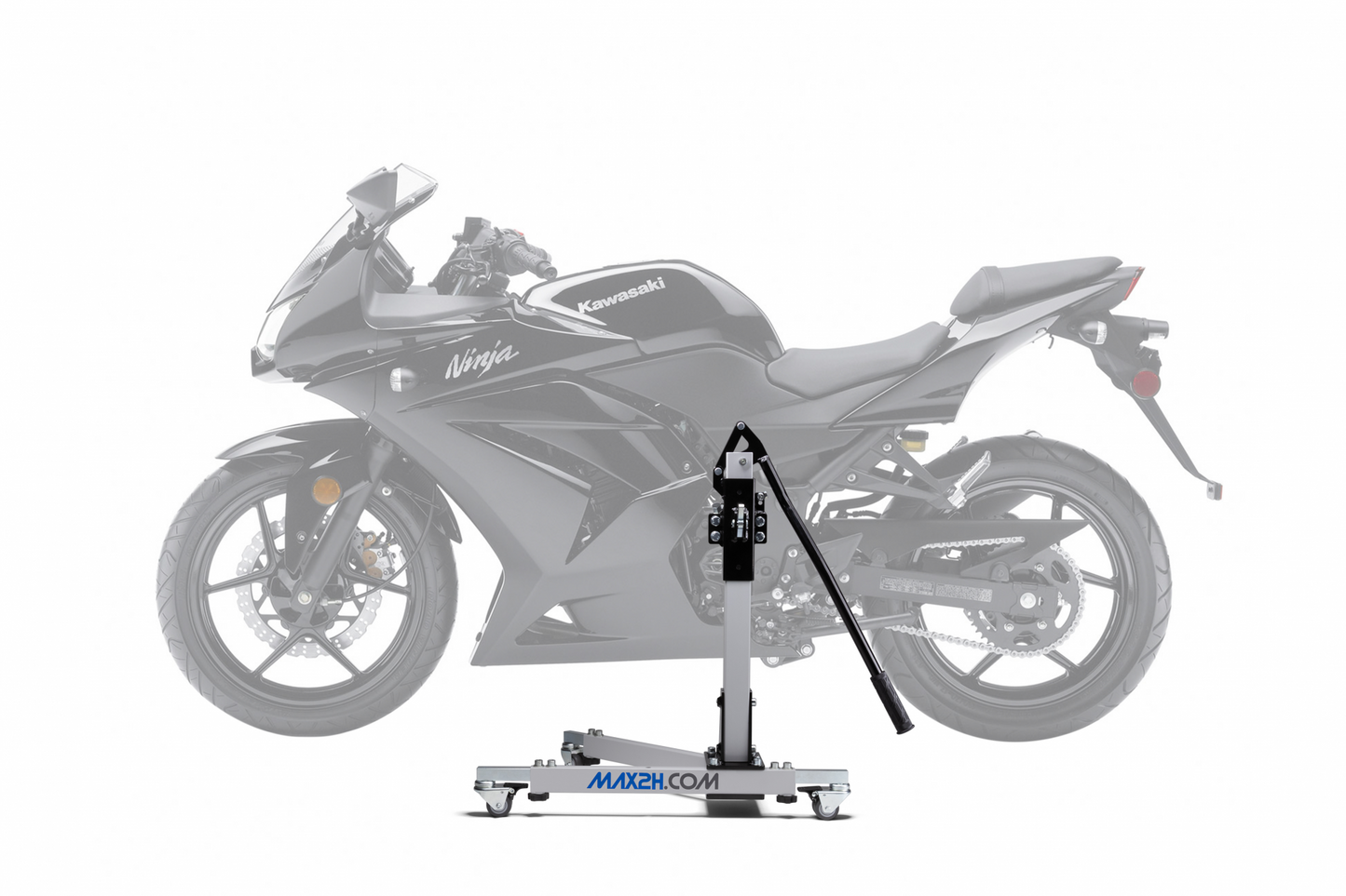 MAX2H Zentralständer EVOLIFT passend für Kawasaki Ninja 250/R (2008-2012) | Komplettset